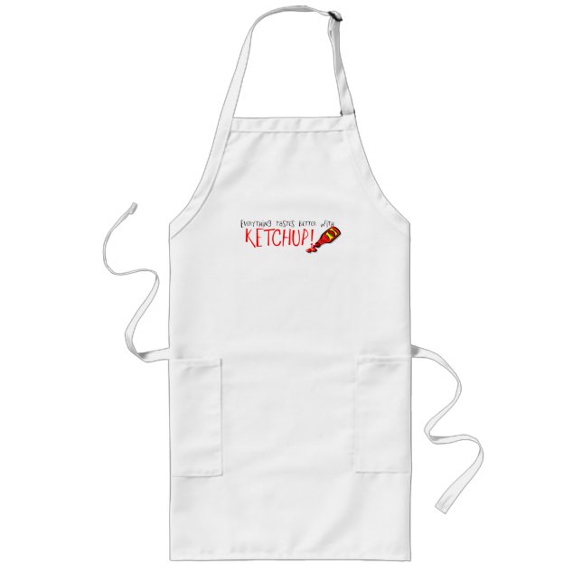 Everything Tastes Better with Ketchup Apron (Front)