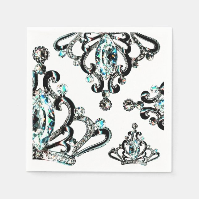 "Everything Tiara” Paper Napkins (Front)