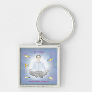 Everything's an Opportunity for Growth Keychain