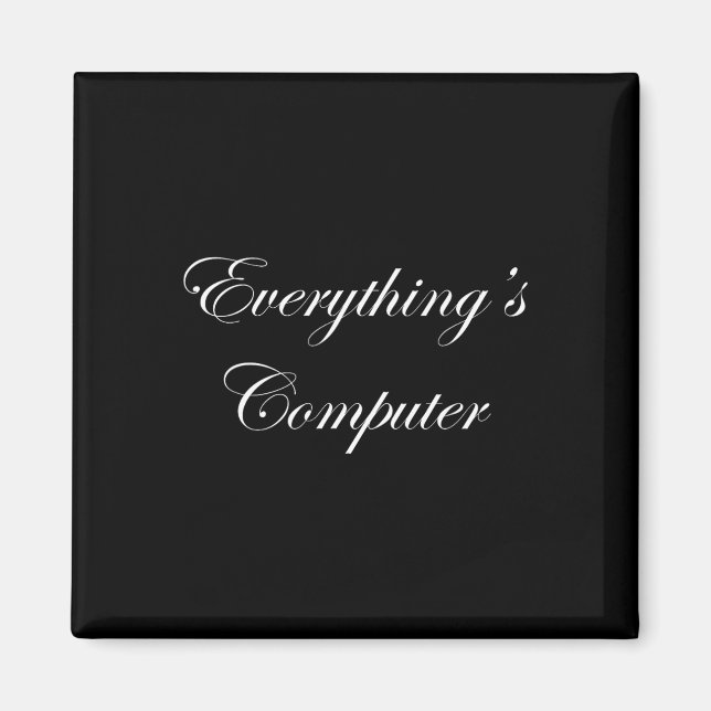 Everythings Computer In A Tesler Donald Trumps Ele Magnet (Front)