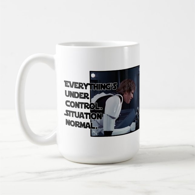 Everything's fine coffee mug (Left)