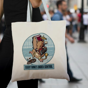 Everything's Under Control Bandicoot One Man Band Tote Bag