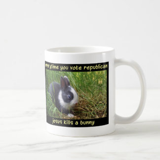 everytime you vote republican... coffee mug