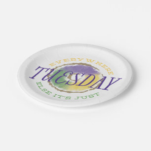 Everywhere Else Mardi Gras Paper Plates