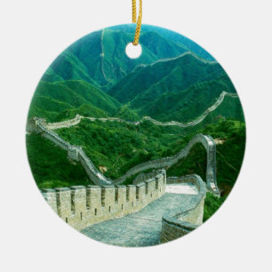 Everywhereness Great Wall Of China Ceramic Ornament