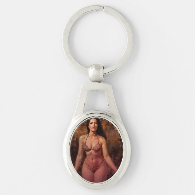 Eve's Purgatory metal keychain (Front)