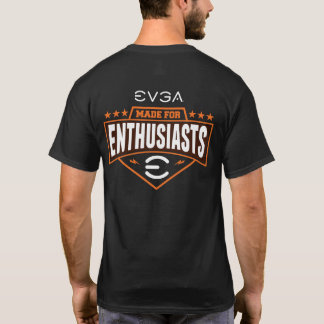 EVGA "Fabriqué pour les amateurs" T-shirt noir