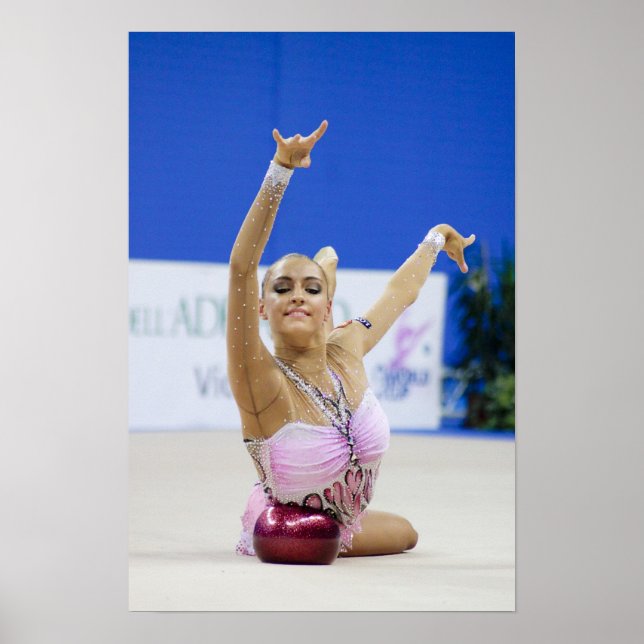 Evgeniya Kanaeva ball all around Poster (Front)