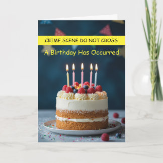 Evidence true crime murder mystery detective card