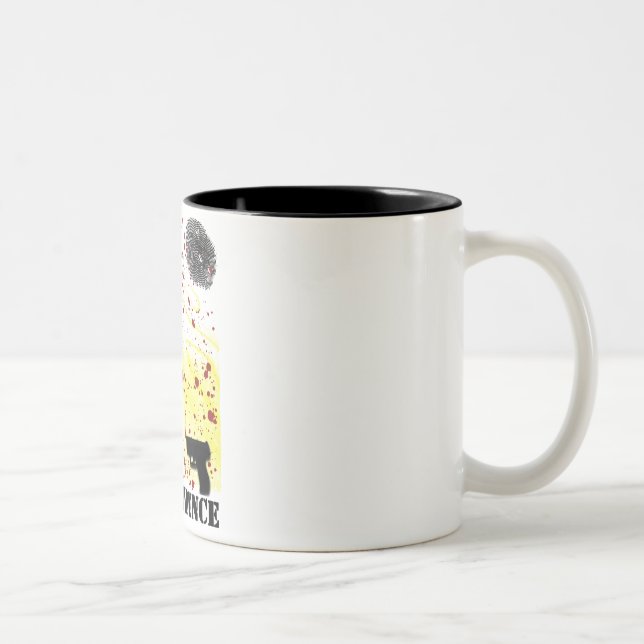 Evidence Two-Tone Coffee Mug (Right)