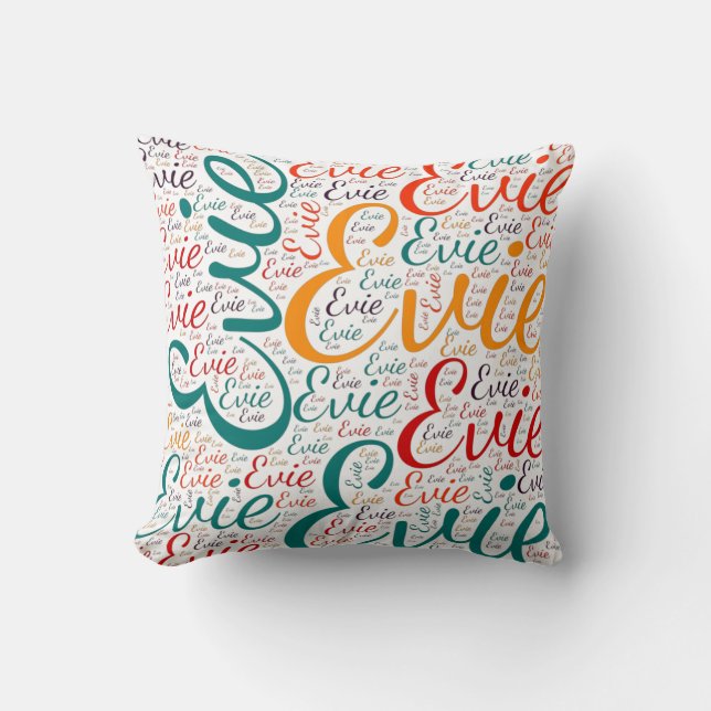Evie Throw Pillow (Front)