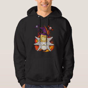 Evil Angel Witch Scary Angel Halloween Hoodie
