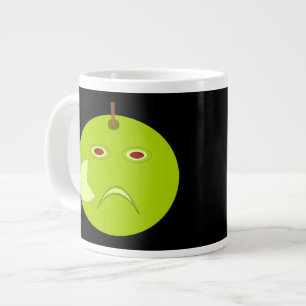 Evil Apple with Scar Halloween Mug