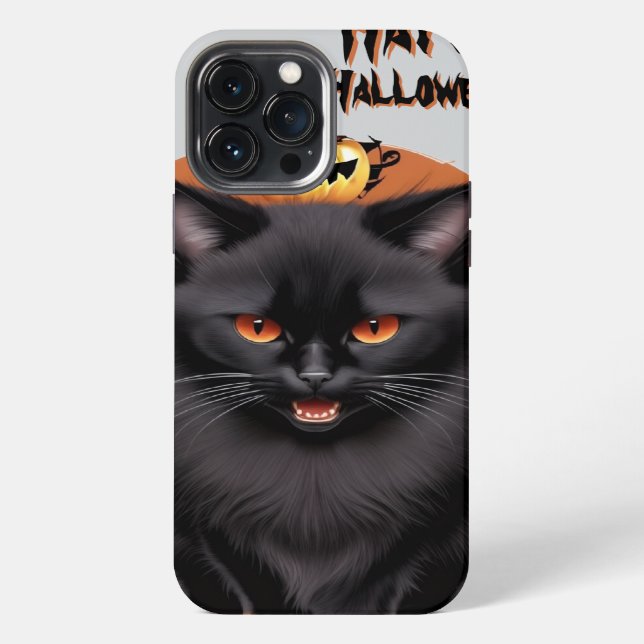Evil Black Cat Phone Case (Back)