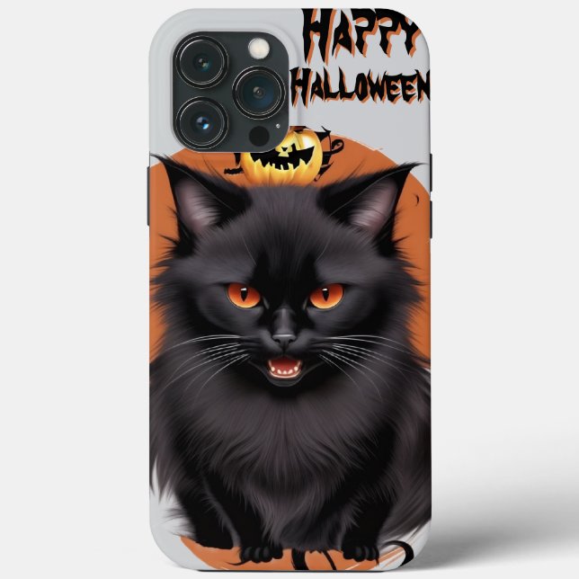 Evil Black Cat Phone Case (Back)