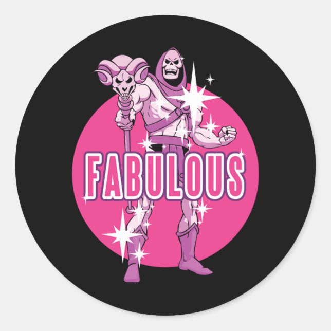 Evil Can be Fabulous!  2 Classic Round Sticker (Front)