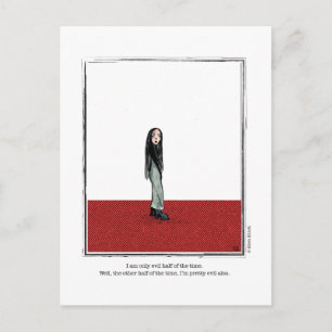 EVIL cartoon by Ellen Elliott Postcard