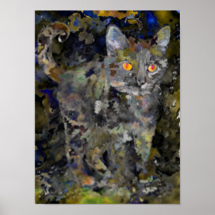 Evil Cat Poster