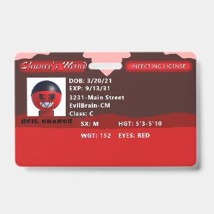Evil Chance's Infecting License Badge