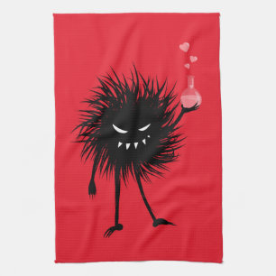 Evil Chemistry Character Love Potion Kitchen Towel