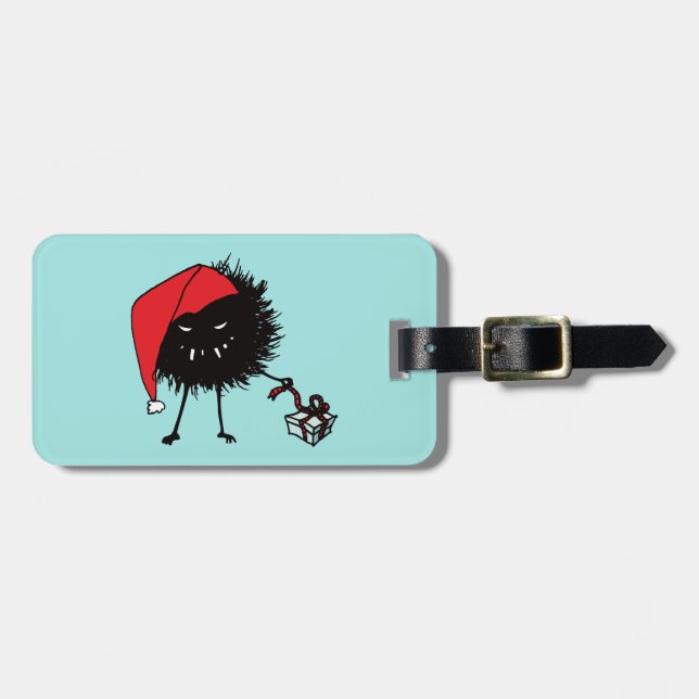 Evil Christmas Bug - Present Luggage Tag (Front Horizontal)