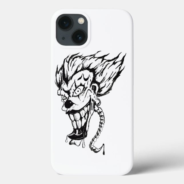 Evil clown Apple iPhone X, Tough Xtreme Phone Case (Back)