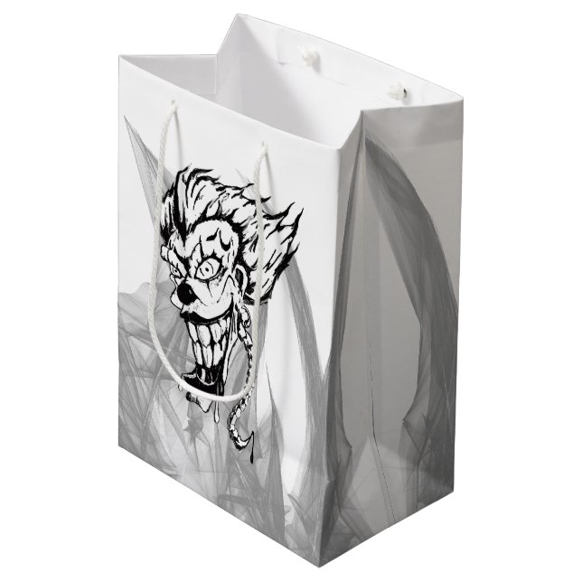 Evil clown Custom Gift Bag (Front Angled)