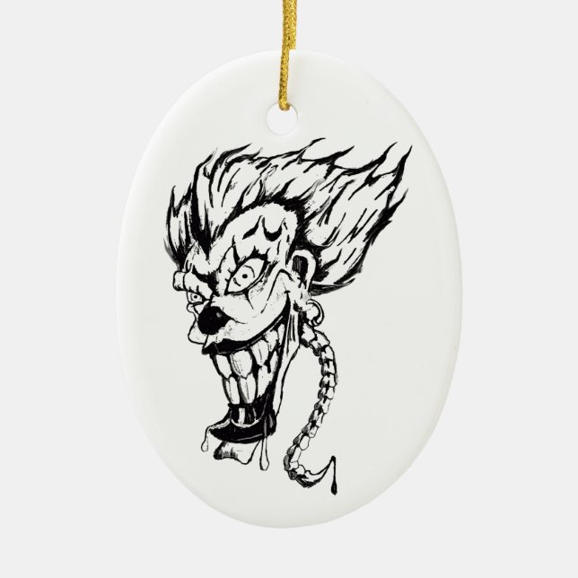 Evil clown ornament (Front)