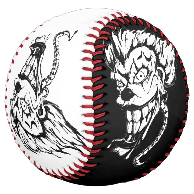 Evil clown softball (Angled)