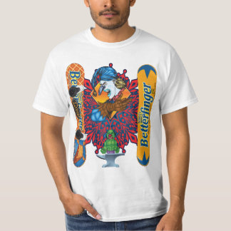 Evil Clown T Shirt Butterfinger Snowboard - White