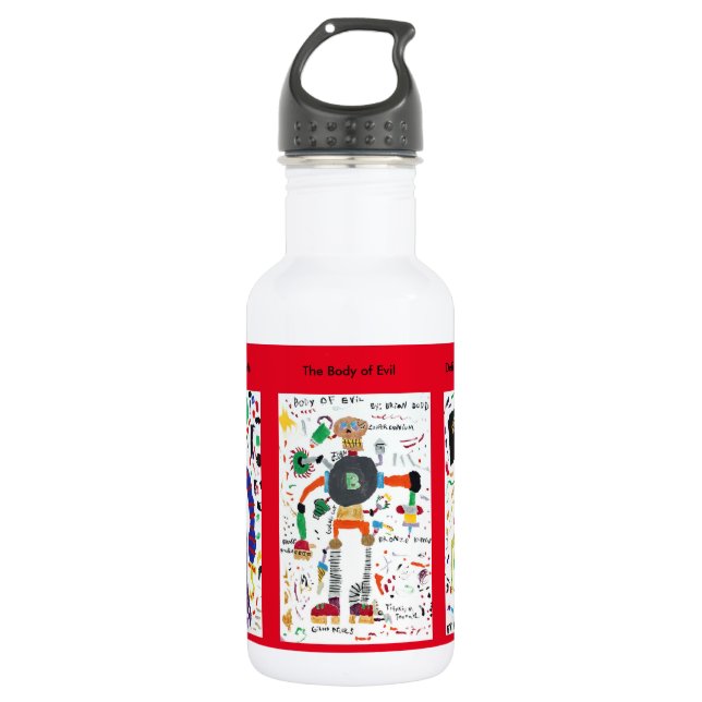 Evil Creatures 532 Ml Water Bottle (Front)