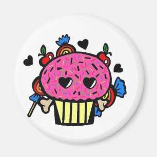 Evil Cupcake Magnet