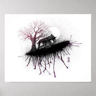 Evil Dead Cabin by Lutz A.D. Poster