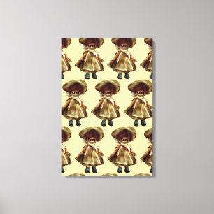 EVIL DORA DOLL, haunted doll product scary art Canvas Print