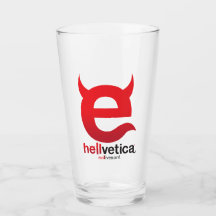 Evil “e” – Verre à pint logo