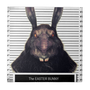 Evil Easter Bunny Rabbit SOLO Tile