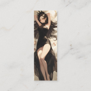 Evil Elf Queen Anime Mini Business Card