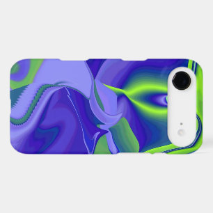 Evil Eye , 3D Abstract in green blue purple