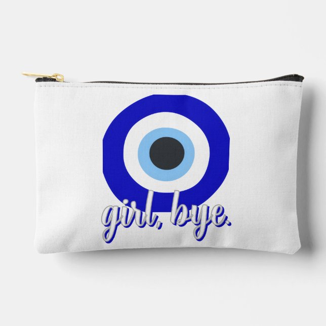 evil eye  accessory pouch (Front)