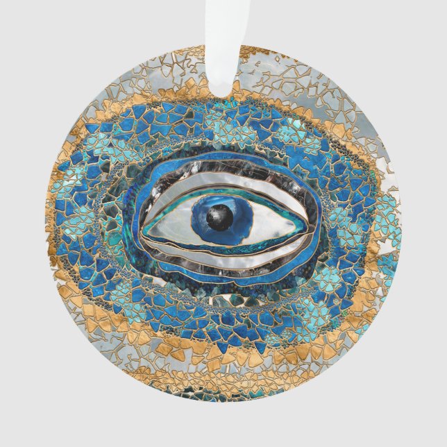 Evil Eye Amulet Geodes and Crystals (devant)