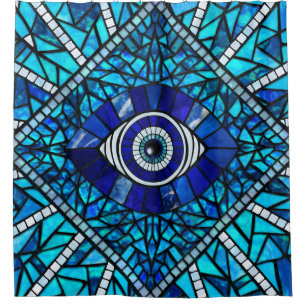 Evil Eye Amulet Mosaic Art