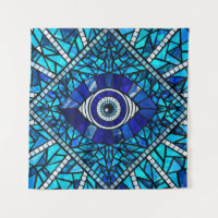 Evil Eye Amulet Mosaic Art