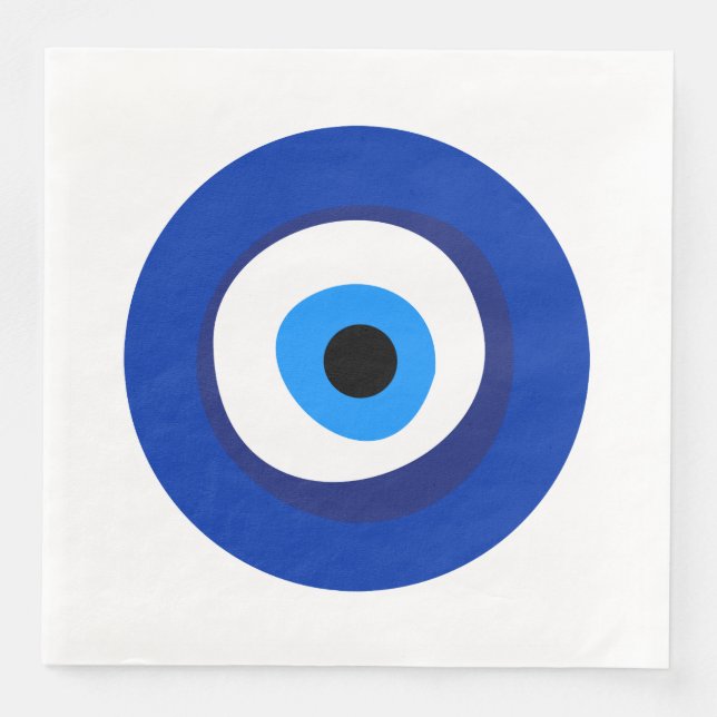 evil eye ancient symbol antiquity talisman superst napkin (Front)