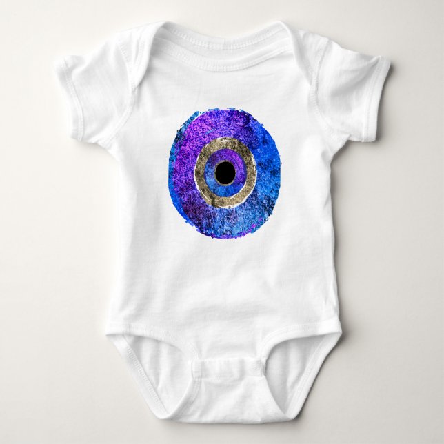 Evil Eye Baby Bodysuit (Front)