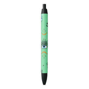 Evil Eye Black Ink Pen