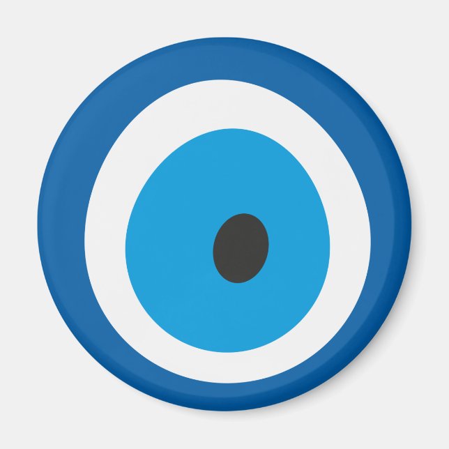 Evil Eye Blue Turkish Evil Eye Charm Nazar Magnet (Front)
