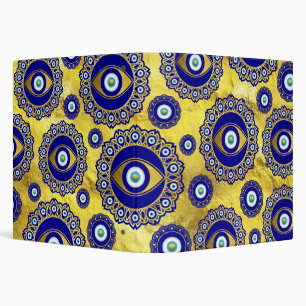 Evil Eye Charm Ornament Pattern Binder