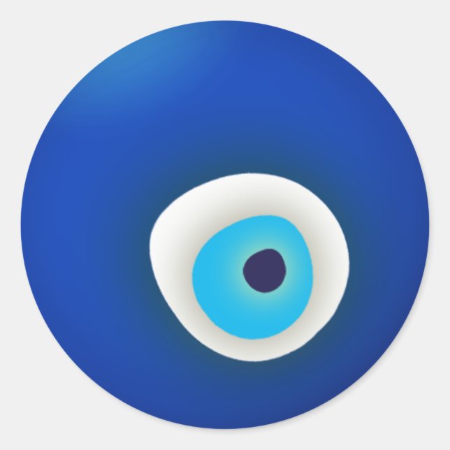 Evil Eye Classic Round Sticker (Front)