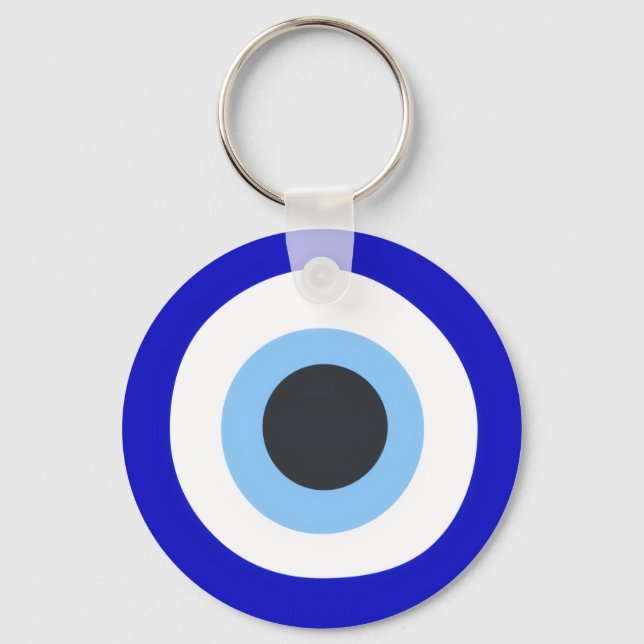evil eye keychain customizable  (Front)