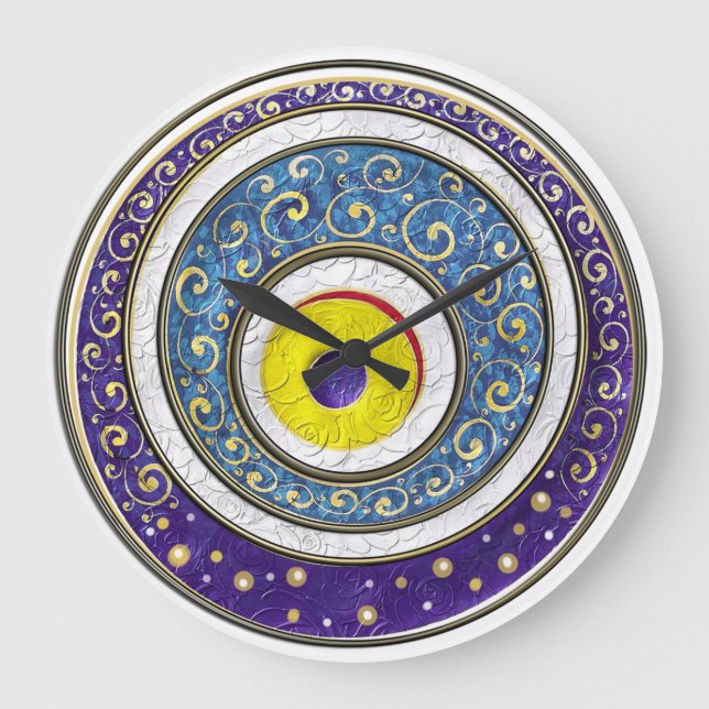 Evil Eye Large Clock (Front)